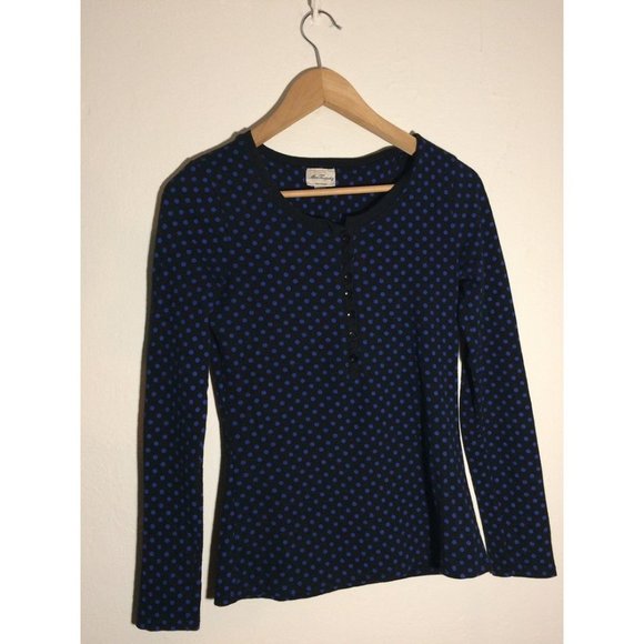 Alice Templerley for Target Polka Dot Thermal Henley S - Picture 2 of 9